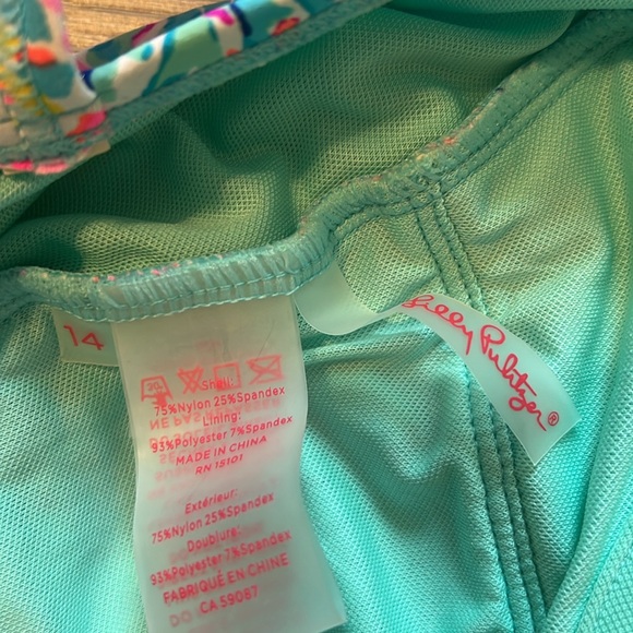 NWT Lilly Pulitzer Napili One-Piece Swimsuit in Splashdance Size 14, Women’s - Picture 8 of 12